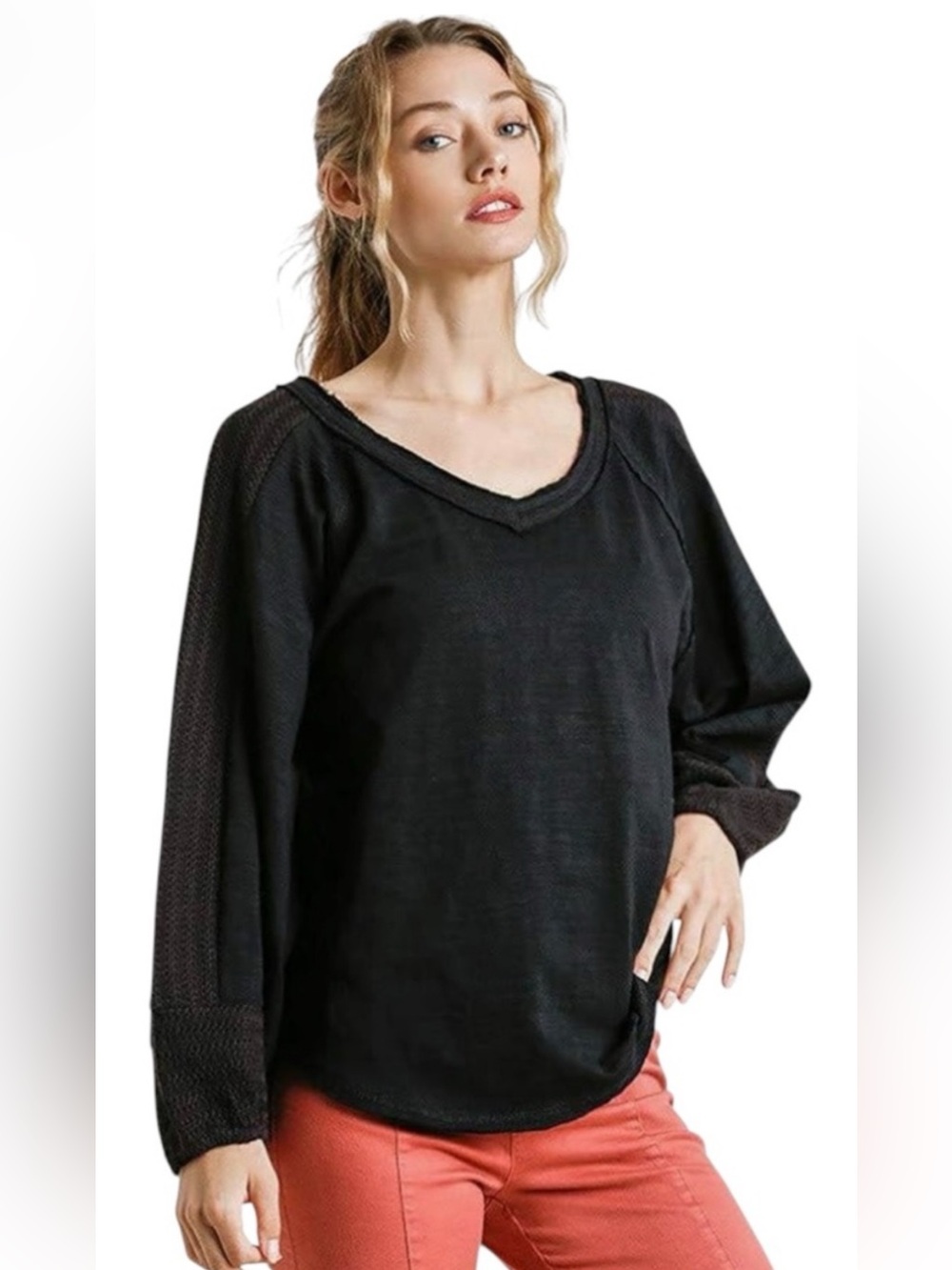 Umgee Crochet Shirt